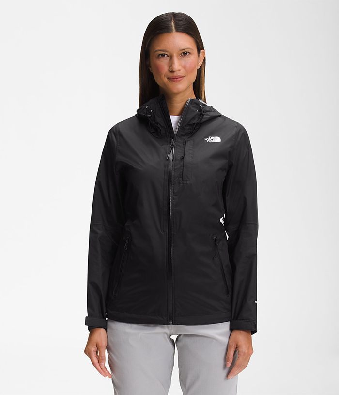 The North Face Womens Rain Jacket Alta Vista 103KTMVBO - Black